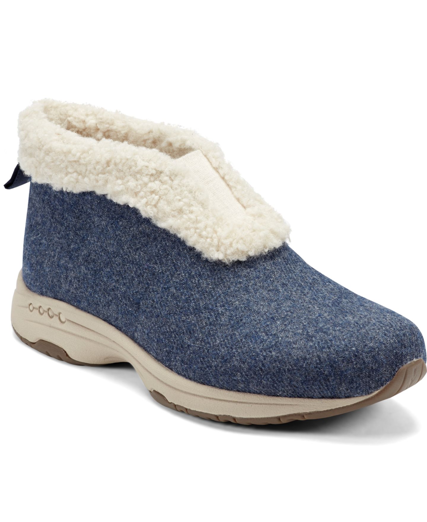 Женские ботинки Easy Spirit Treepose Cozy Slipper Booties, цвет: Синий — фото 1