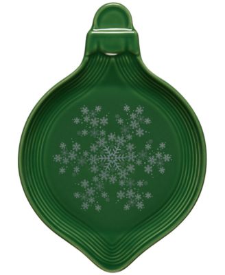 Fiesta - Jade Snowflakes Ornament Shaped Plate