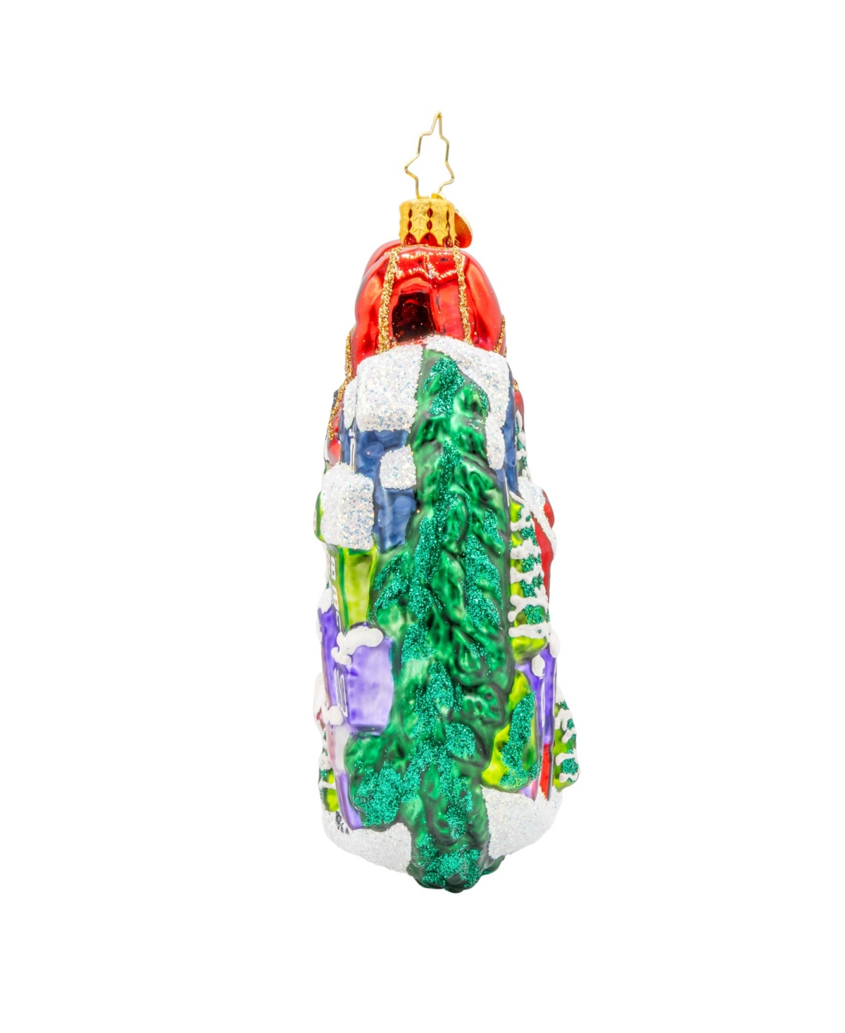 Christopher Radko Christmas Village Charm Ornament In Multi