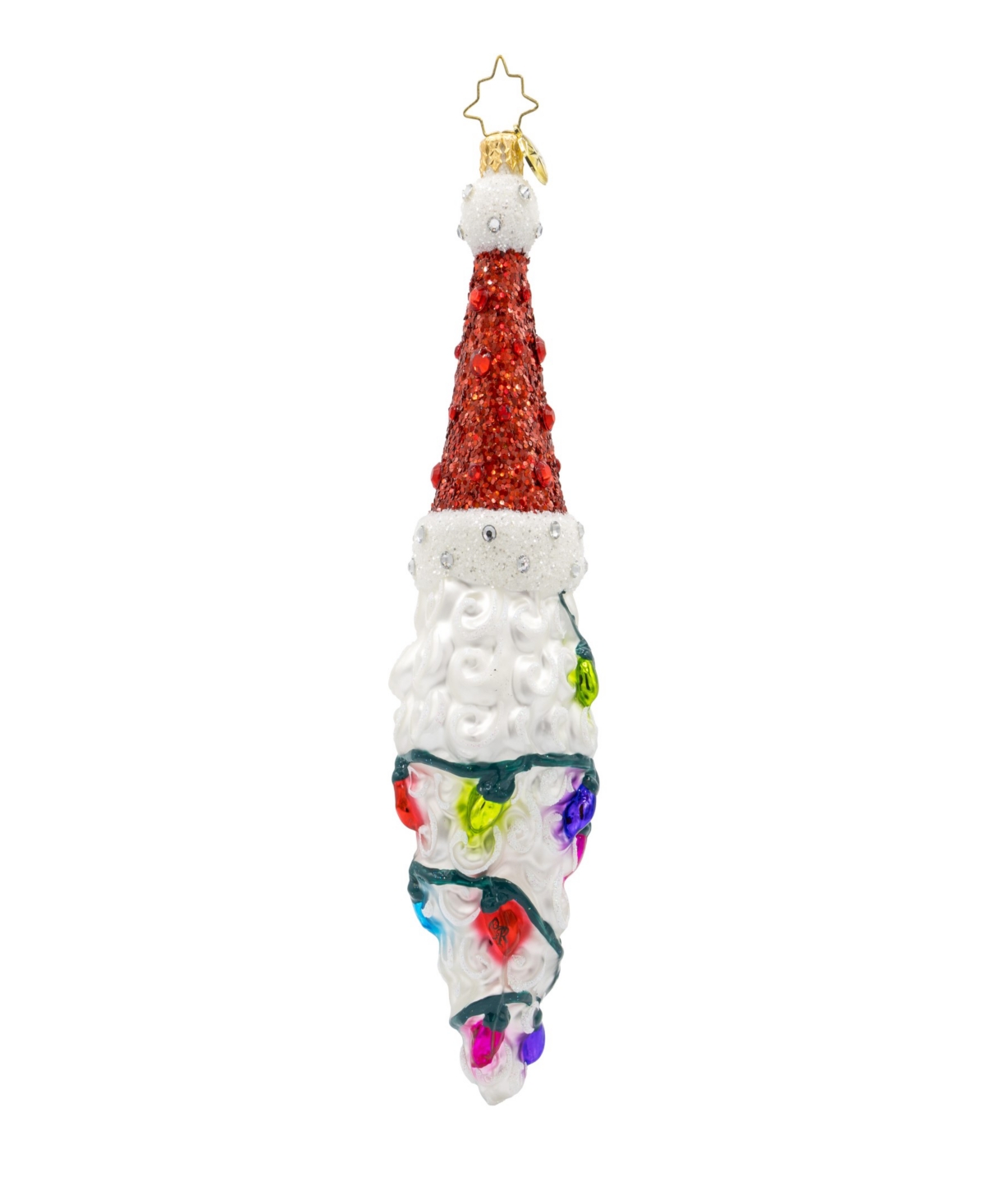 Christopher Radko Twinkling Twist Ornament In Multi