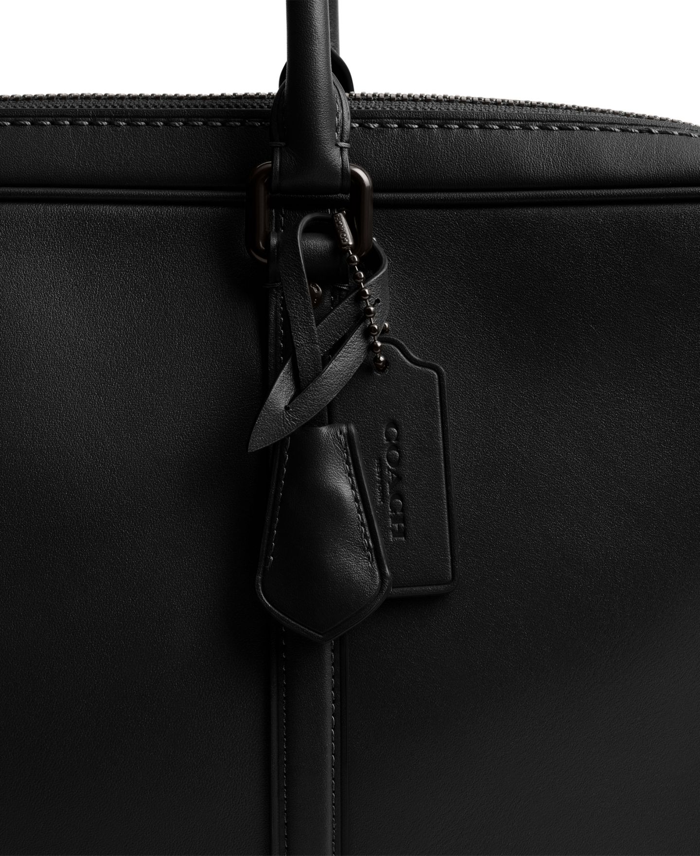 Мужская сумка COACH Metropolitan Workbag, цвет: Чёрный — фото 5