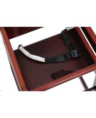 LA BABY Single Piece   Solid Wood   Stackable Design   High Chair