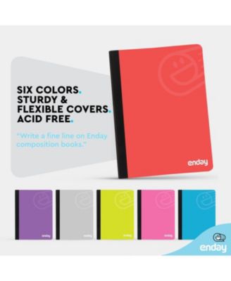 Composition Notebooks College Ruled Paper, Pink Hard Cover Composition Notebook, Premium Lined Composition Books, 100 Sheets Ruled Notebook