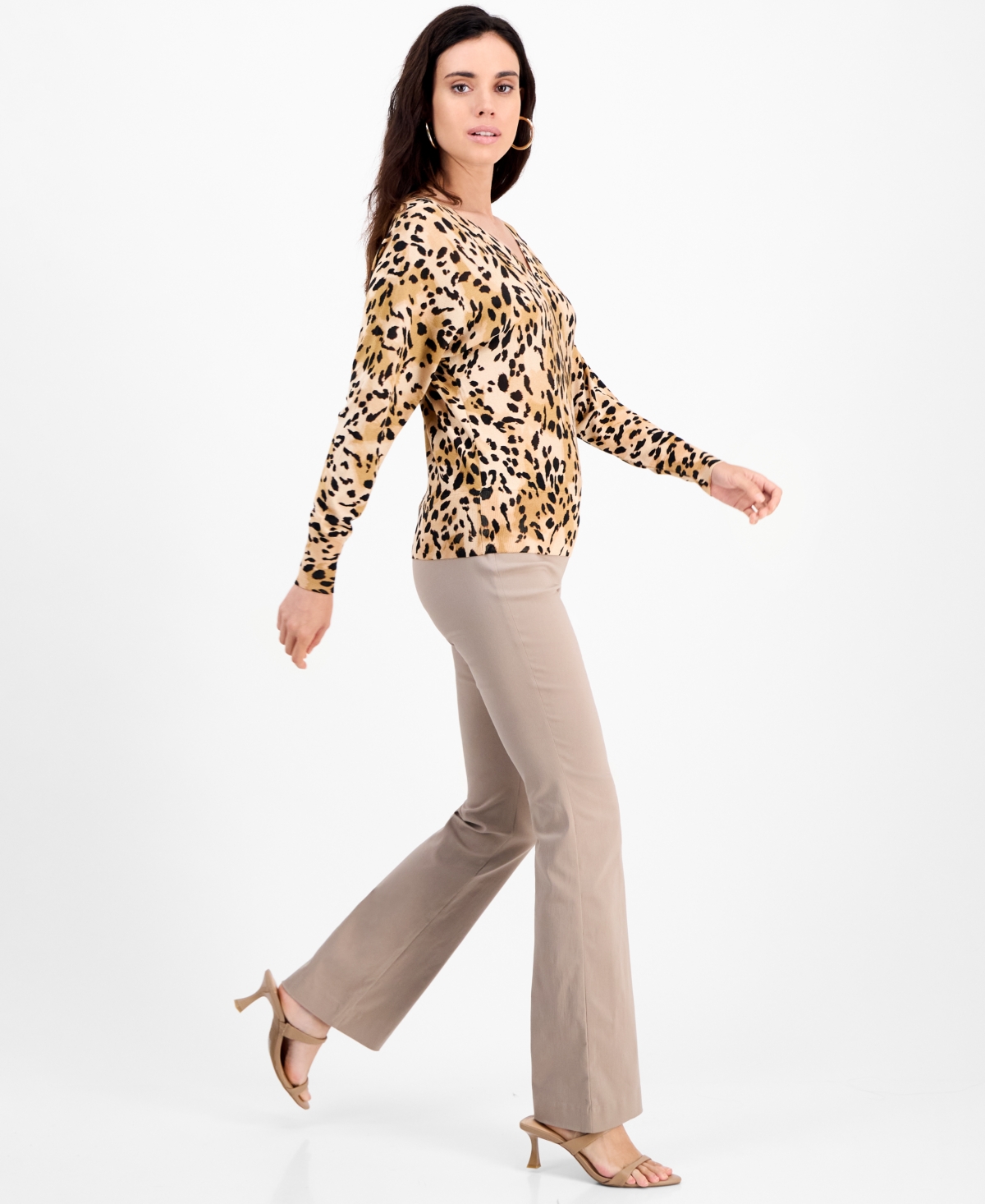 I.n.c. International Concepts Petite Dolman-Sleeve Sweater, Created for Macy's