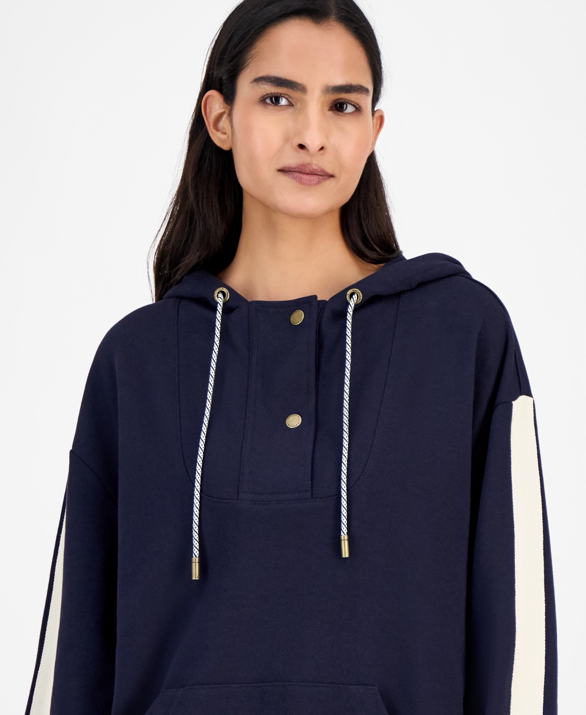 Nautica Jeans Women's Long-Sleeve Sailor Sweatshirt