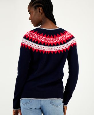 Women's Polar Bear Fair Isle Sweater 