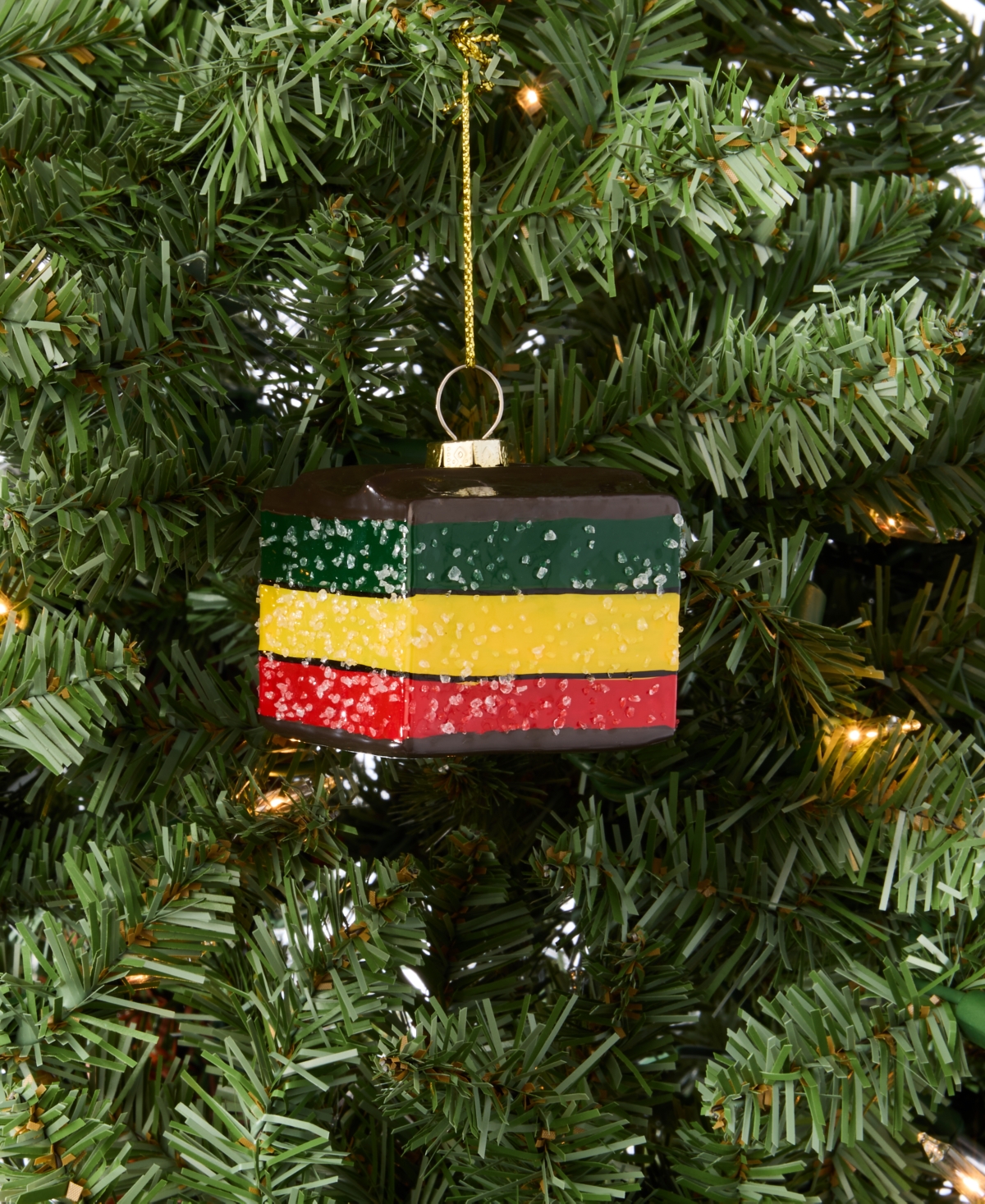 Holiday Lane Foodie Rainbow Cookie Ornament, Macy's Exclusive