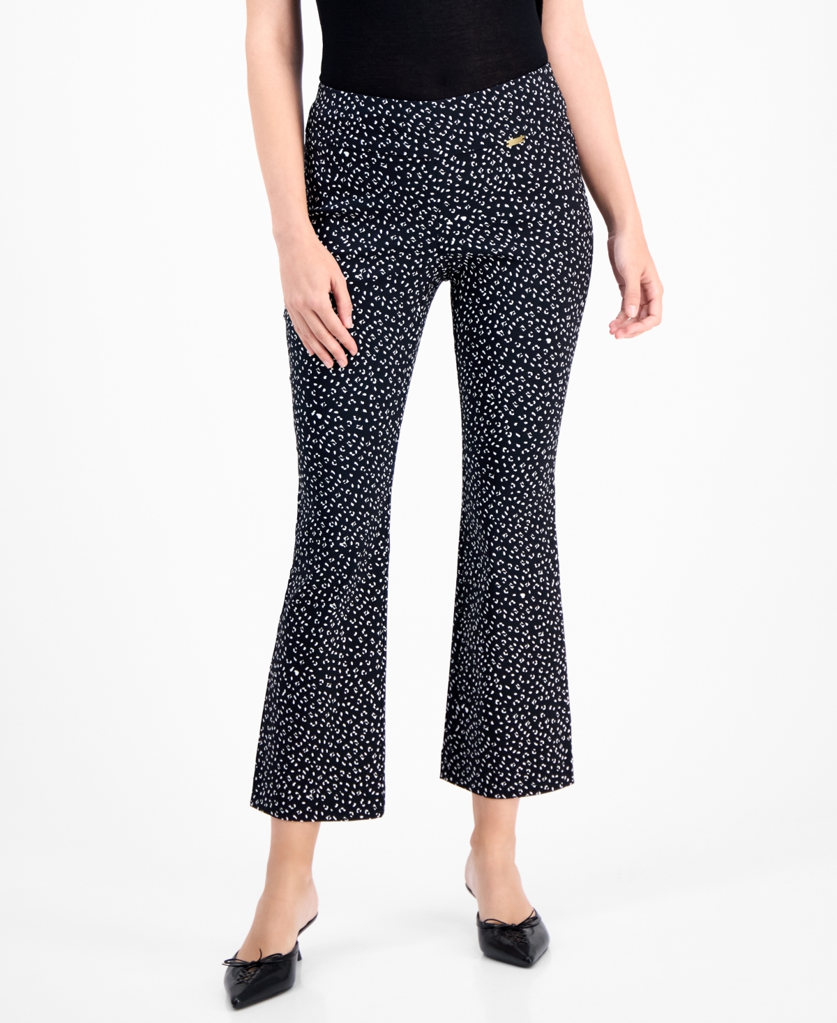 Inc International Concepts Petite Printed Bootcut Pull-on Pants, Macy's Exclusive