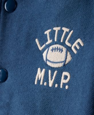 Toddler Boys Varsity Jacket, Printed T-Shirt & Pants, 3 Piece Set