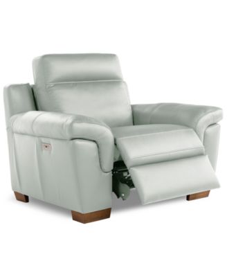 Julius II Leather Power Recliner, Exclusively at Macy's