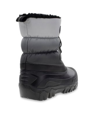 Boys Gray Ombre Snow Boot