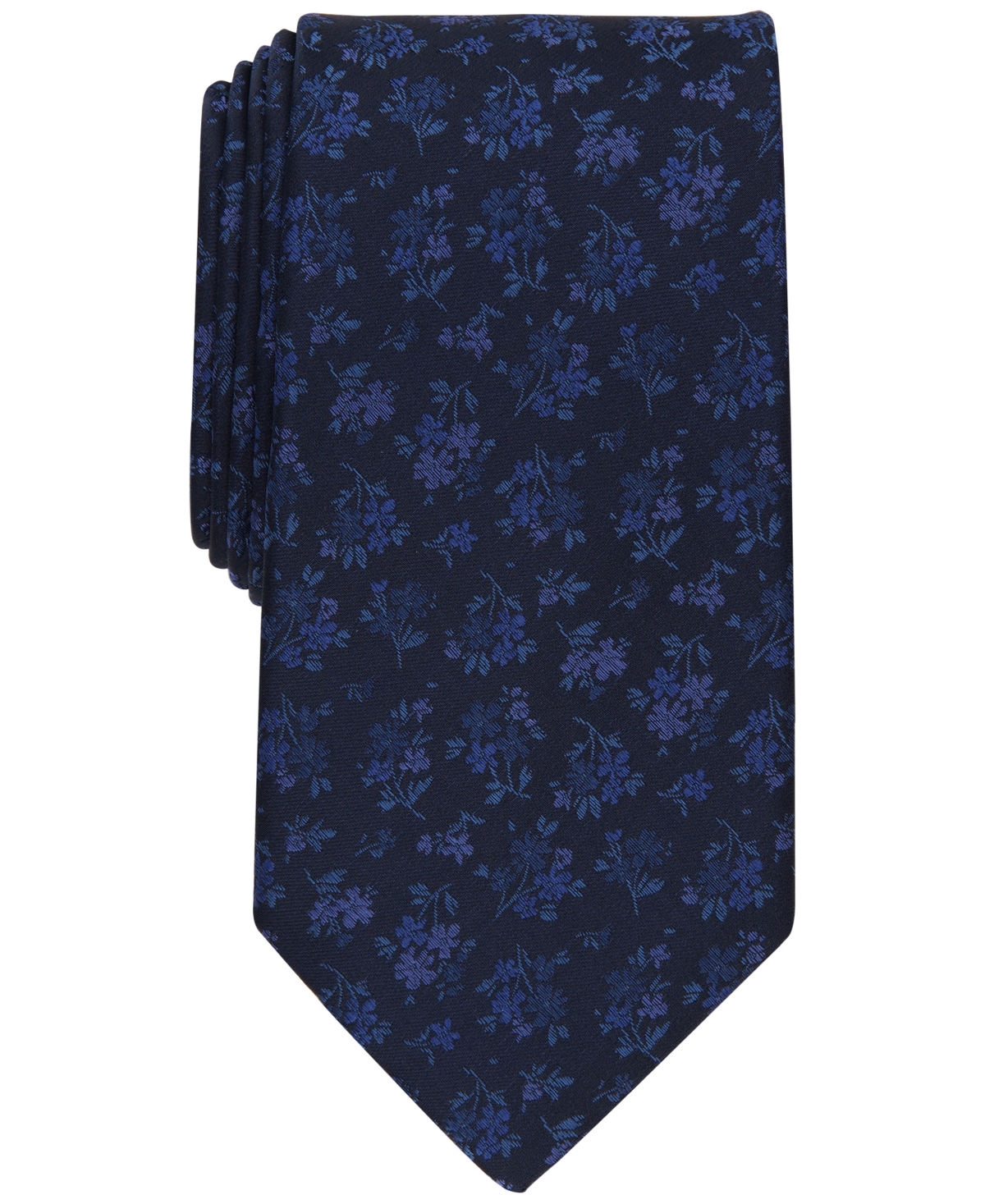 Men's Black & Gold Solid Tie - Gold