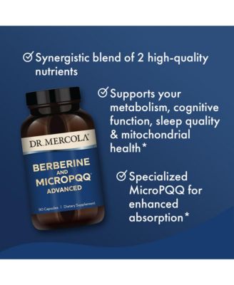 Berberine and MircoPQQ Advanced, 90 Servings, Supports Immune and Organ Health