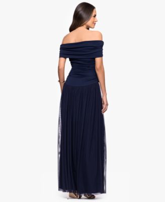 Women's Off-The-Shoulder Long Sheath Dress