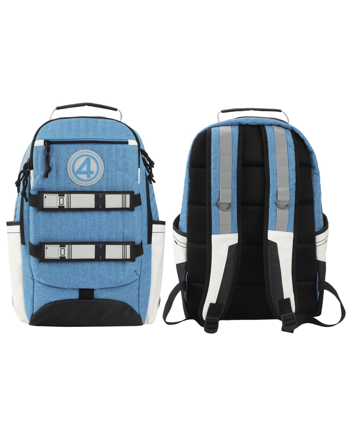 Fantastic Four Team Logo 17.5&#x201D; Blue Adult Backpack - Fantastic four team