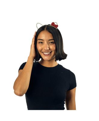 Ears & Bow Cosplay Glitzy Metal Headband