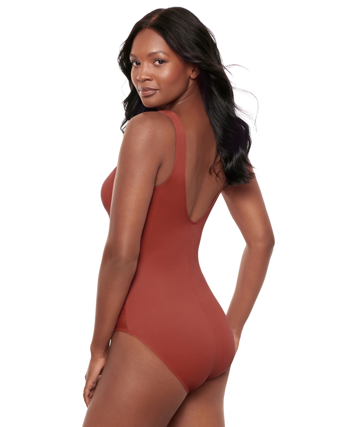 Miraclesuit ® Rock Solid Avra Underwire One-piece Swimsuit In Brown