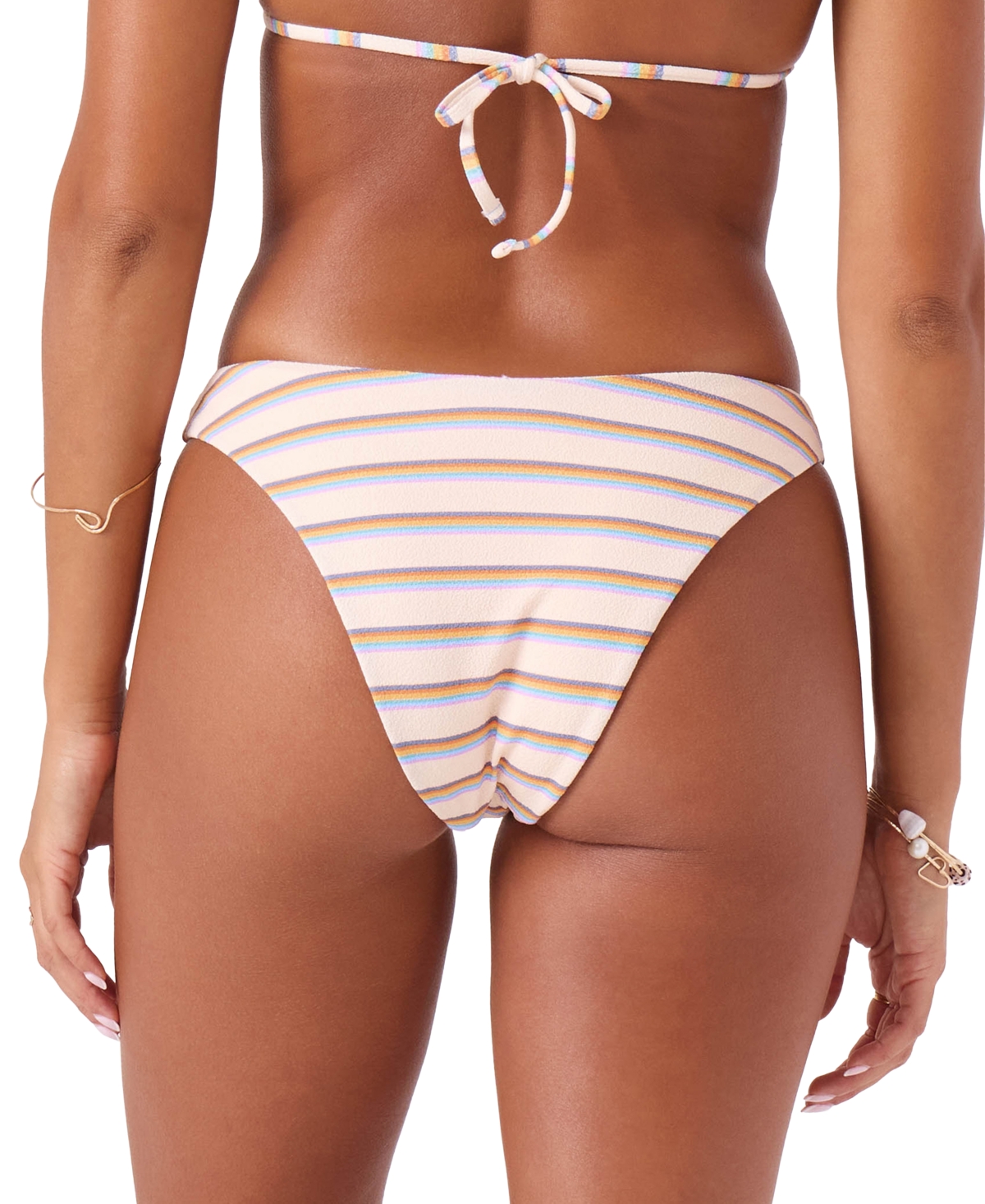 Roxy Juniors' Go My Way Reversible Cheeky Bikini Bottoms In Multi