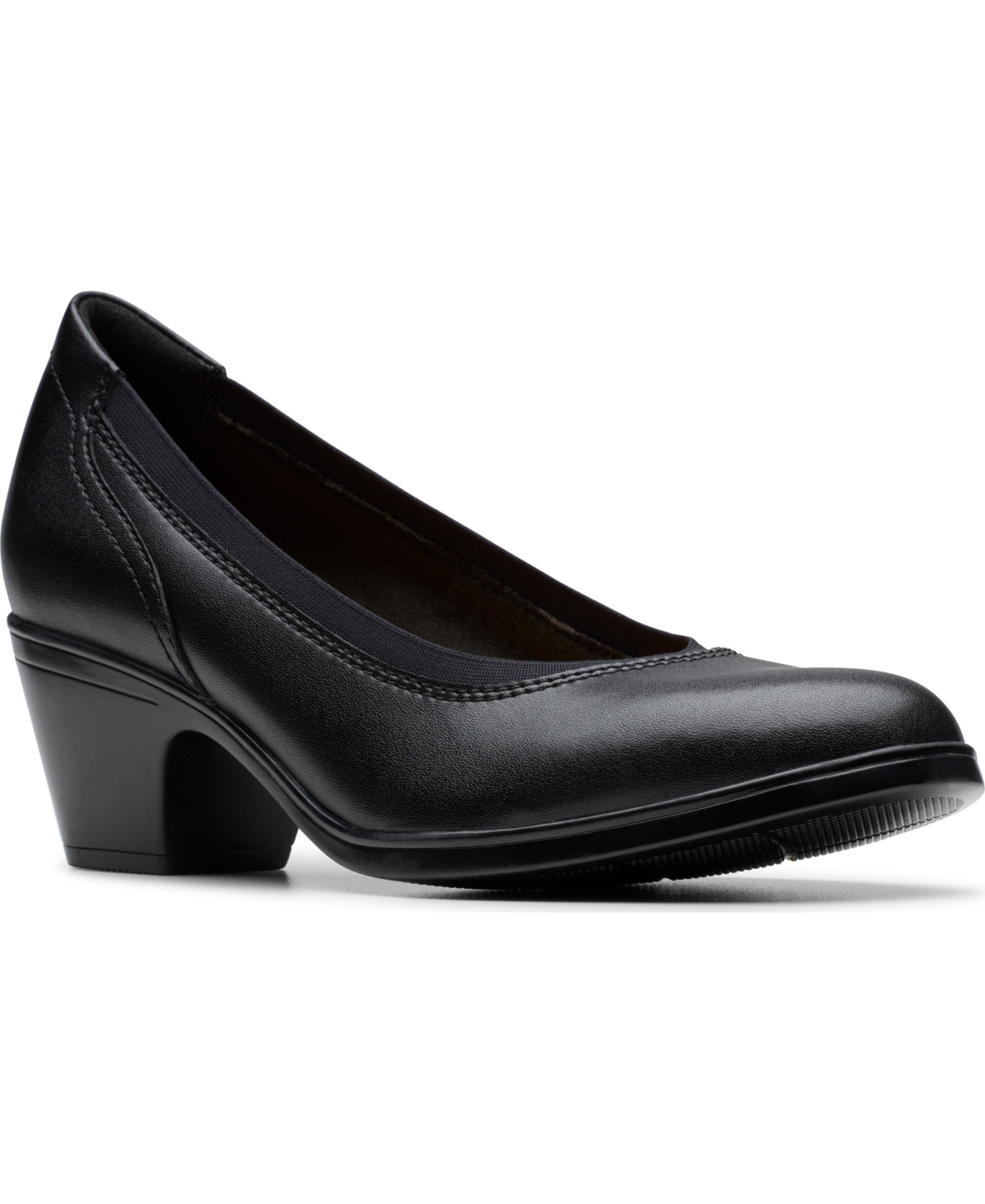 Women's Emily2 Edyth Slip-On Pumps - Black Leather