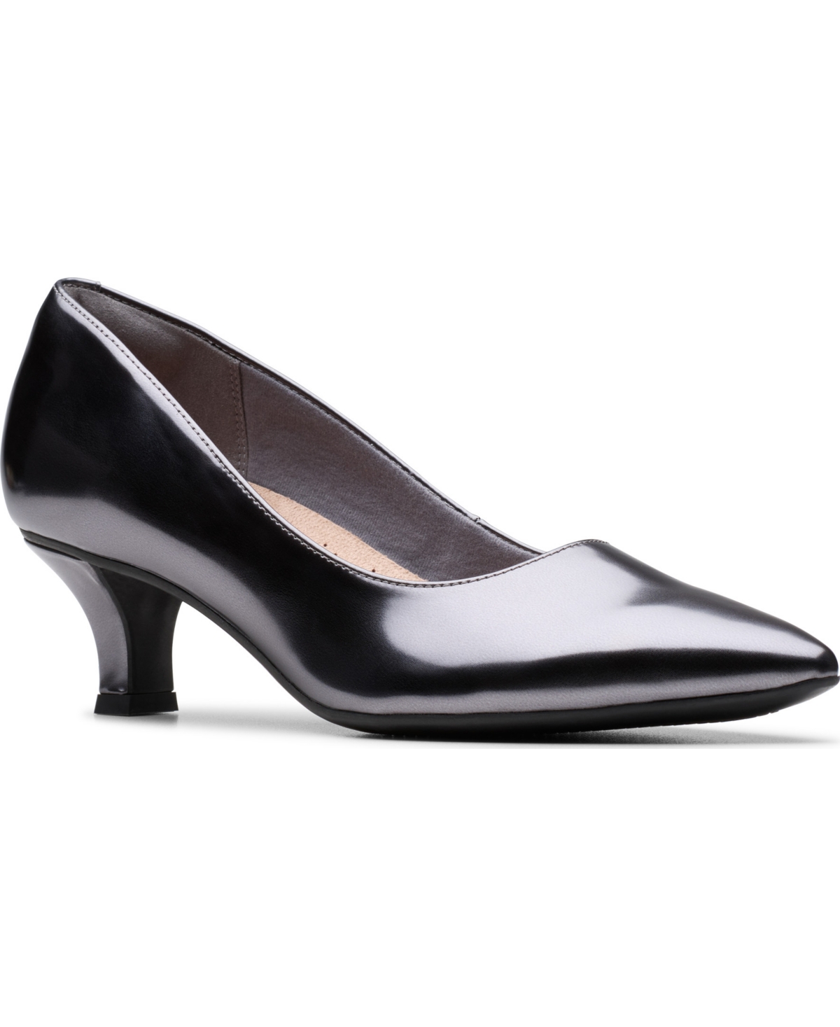 Collection Women's Kepley Vine Dress Pumps - Dark Pewter Metallic Synthetic