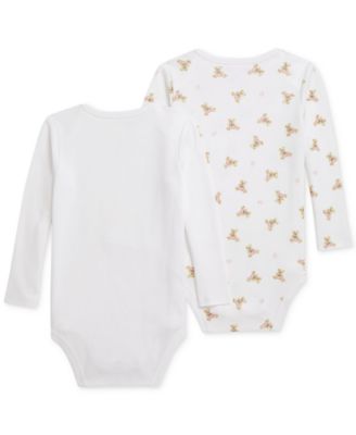 Baby Girls 2-Pk. Cotton Bodysuits