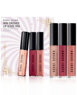 Bobbi Brown Mini Crushed Oil-Infused Lip Gloss Gift Set Trio - Macy's