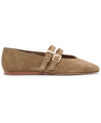 Women's Baylee Grommet Double Strap Mary Jane Flats