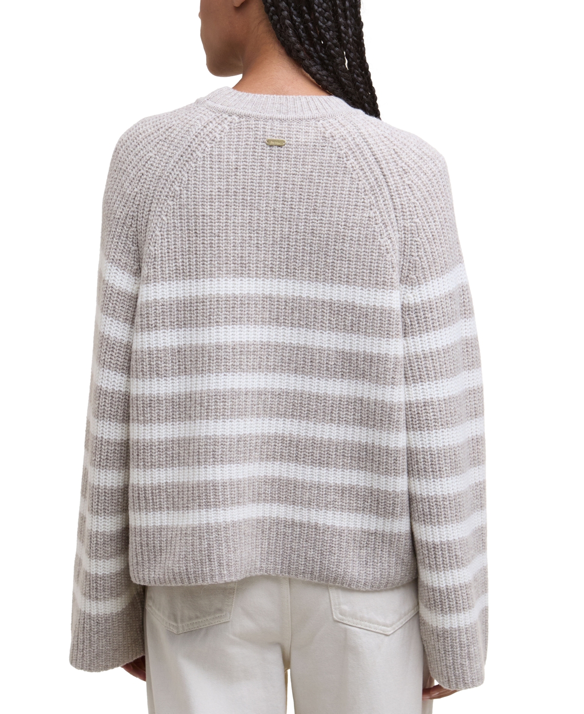 Barbour Irene Stripe Wool Blend Crewneck Sweater In Multi