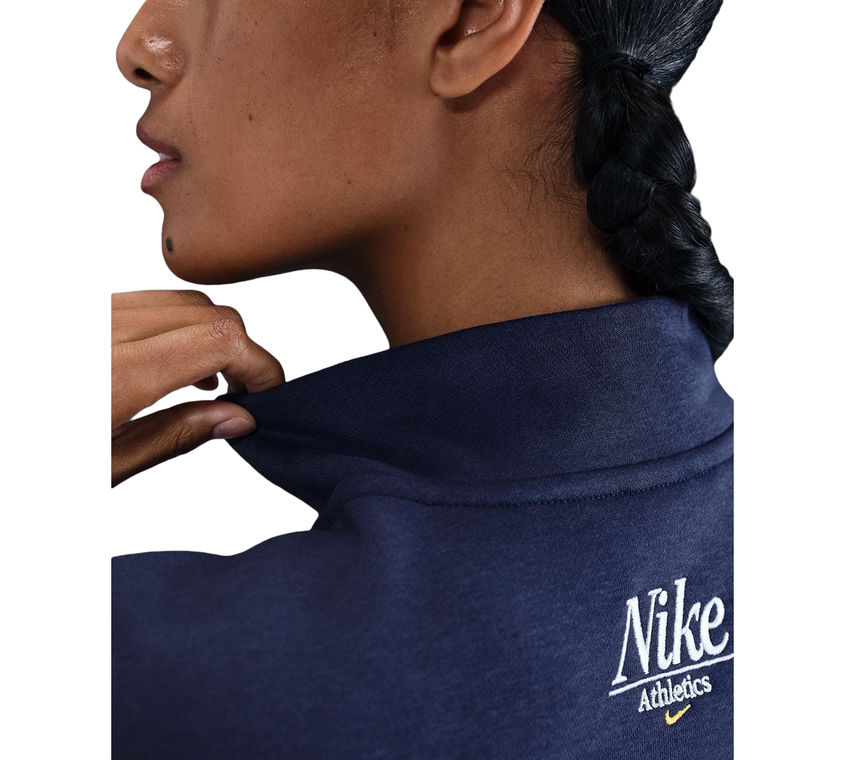 Nike Sportswear Women's Phoenix Fleece Oversized 1/4-zip Long Sweatshirt In Gold