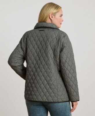 Women's Plus Size Quilted Coat, Exclusively for Macys