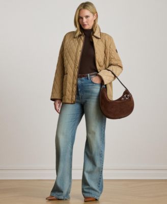 Women's Plus Size Quilted Coat, Exclusively for Macys