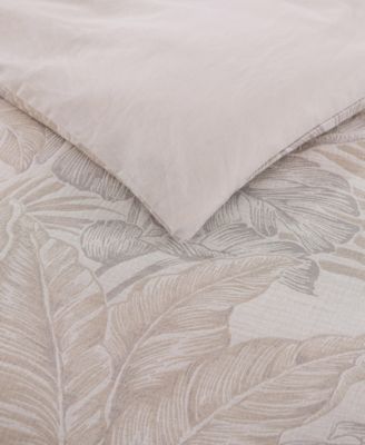 Tommy Bahama Jungle Palms Cotton 3-Pc. Comforter Set, Full/Queen