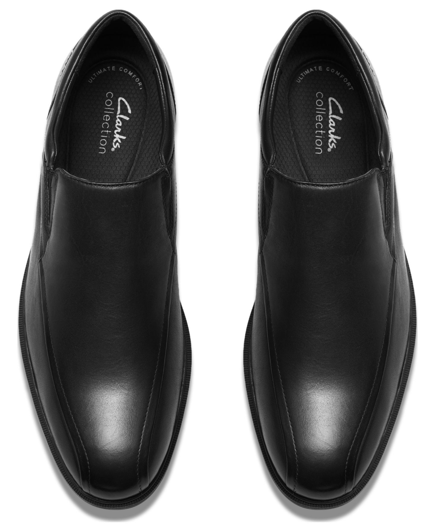 Мужские туфли Clarks Steadwell Step Dress Shoe, цвет: Чёрный кожаный — фото 5