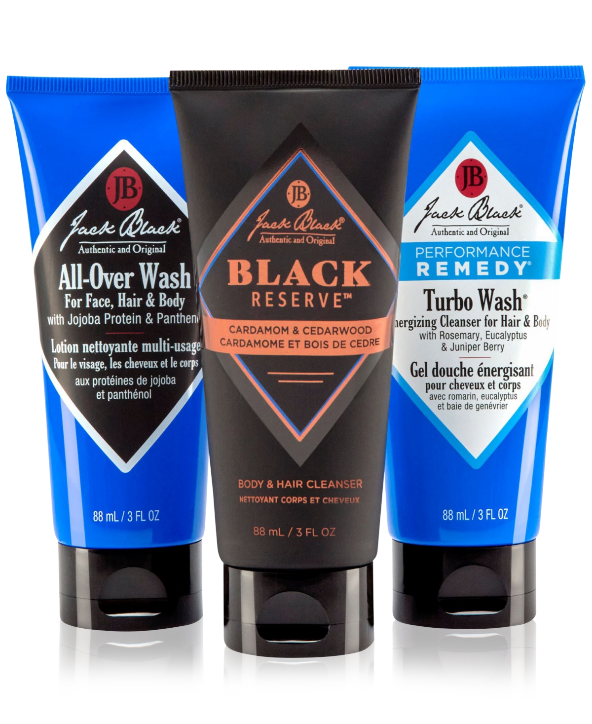 Jack Black 3-pc. The Clean Team Set In Transparent
