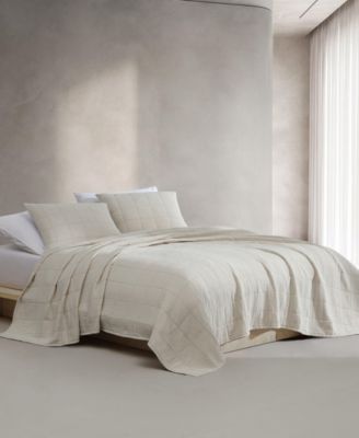 Cotton Gauze Solid 3-Pc. Quilt Set, King