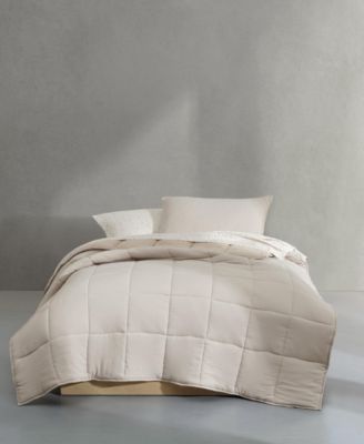 Washed Solid Reversible Plush 5-Pc. Comforter Set, Twin/Twin XL