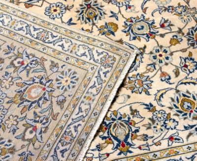 Bashian One Of A Kind Kashan 621438 Rug Collection In White