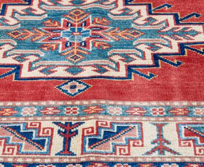 Bashian One Of A Kind Pak Kazak 640494 Rug Collection In Brown