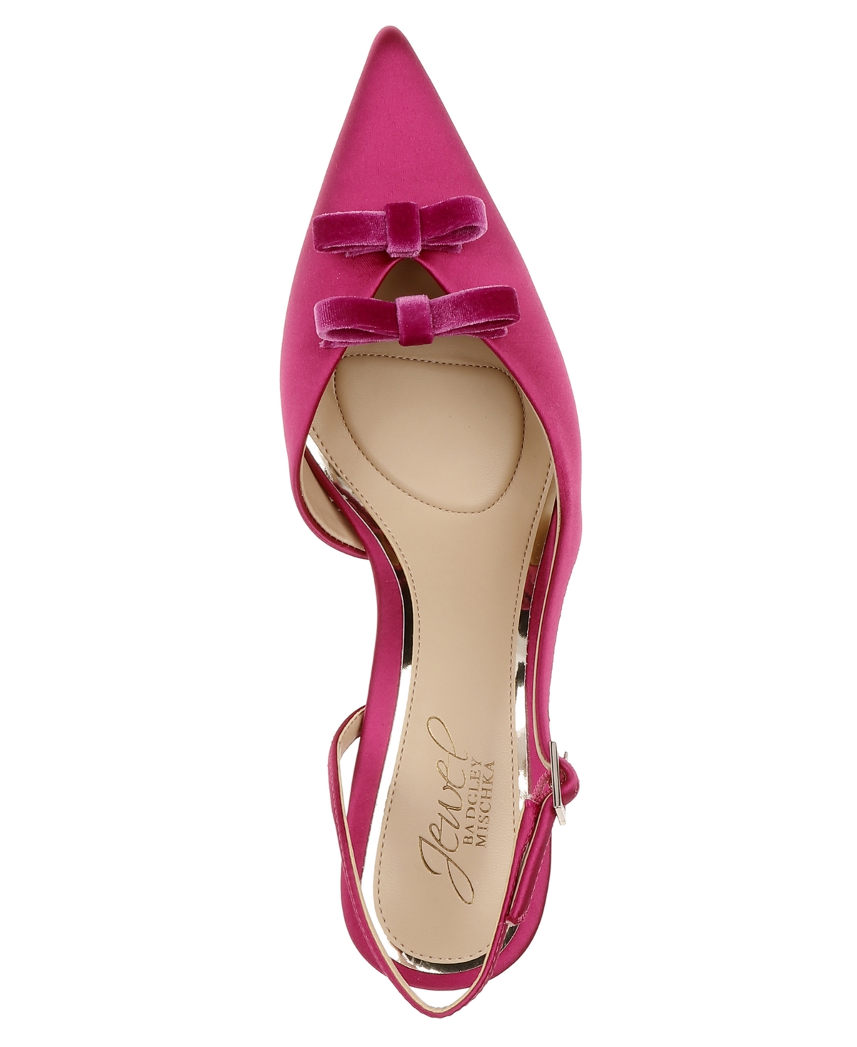 Jewel Badgley Mischka Ellery Slingback Pointed Toe Pump