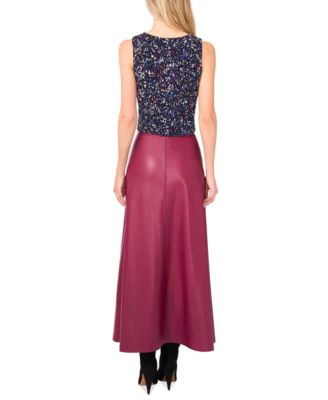 Women's Sleeveless Rouched Blouse