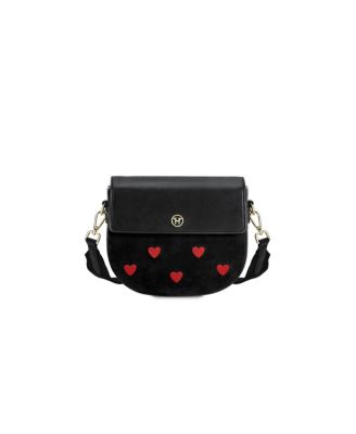 Embroidered Victoria Hyde Love heart Party Small Satchel Crossbody
