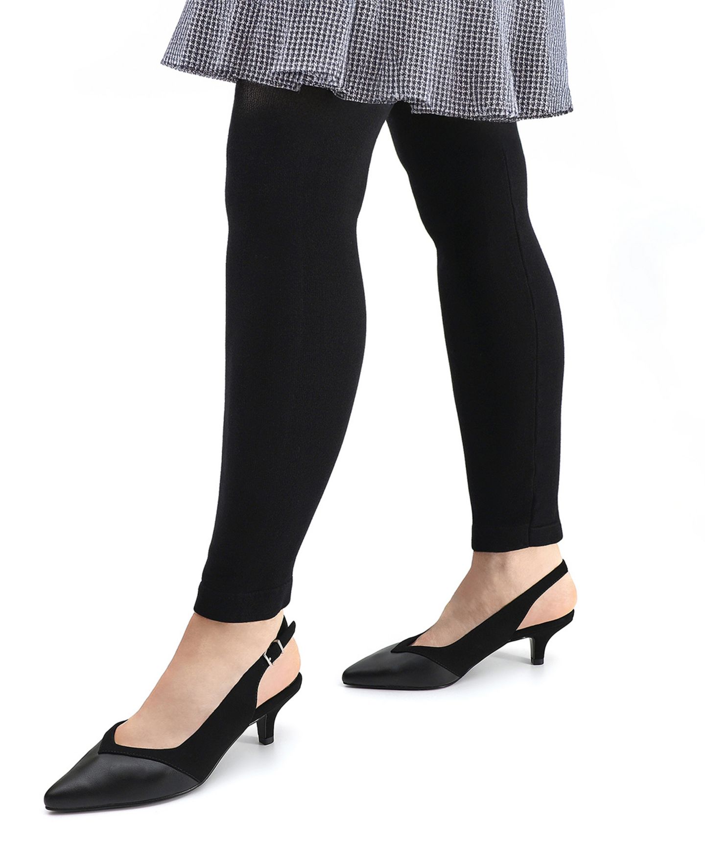 Женские туфли Easy Street Vivid Slingback Pumps, цвет: Чёрный — фото 8