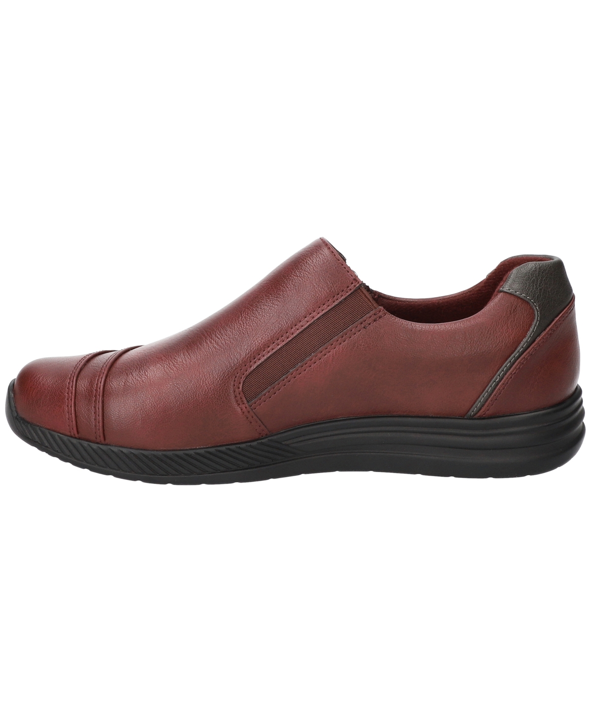 Easy Street Karol Zip Sneaker In Burgundy