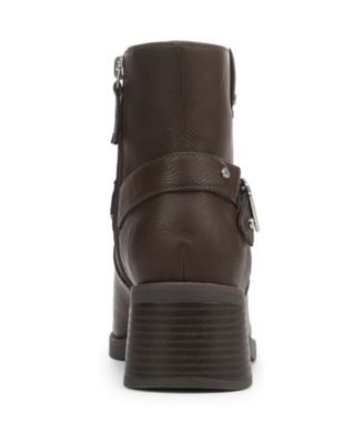 Women's Janis Square Toe Rugged Short Boots