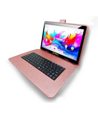 10.1" Octa Core 256GB Storage Android 15 with Unique Oracle Keyboard Case and Tablet Briefcase