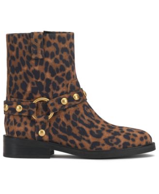 Women's Amais Studded Harness Moto Booties