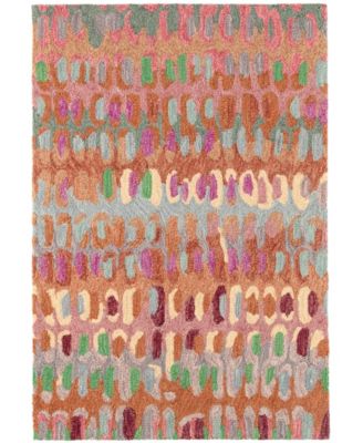 Dash and Albert Rugs by Annie Selke - Paint Chip Wool DA1834 4'x6' Area Rug
