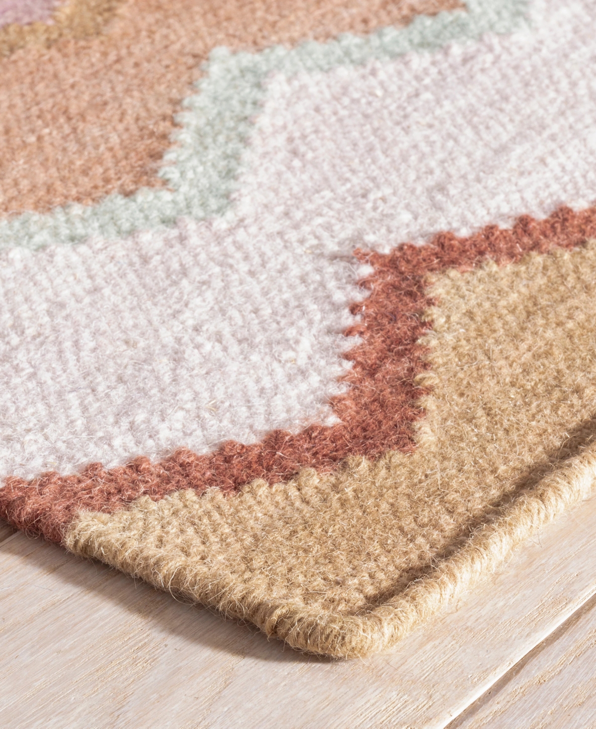 Dash And Albert Rugs By Annie Selke Safety Net Wool Da1779 2'x3' Area Rug In Brown
