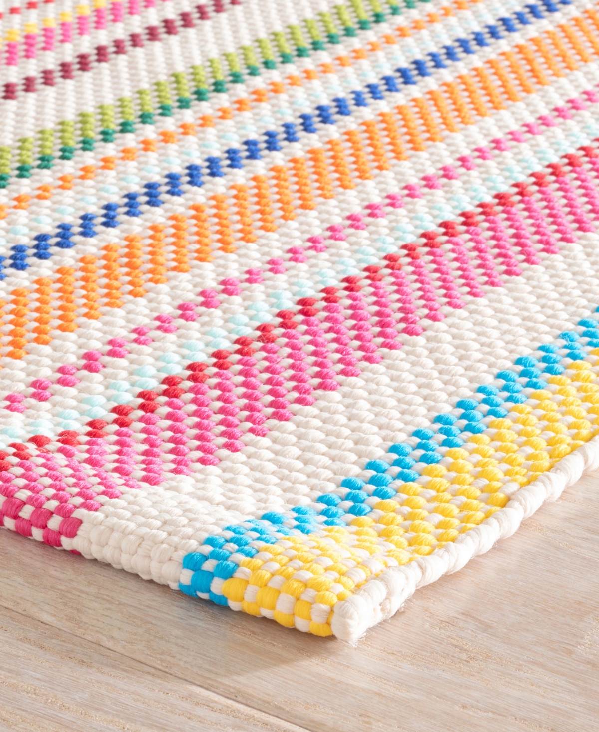 Dash And Albert Rugs By Annie Selke Summer Stripe Indoor/outdoor Da1631 2'x3' Area Rug In Multi