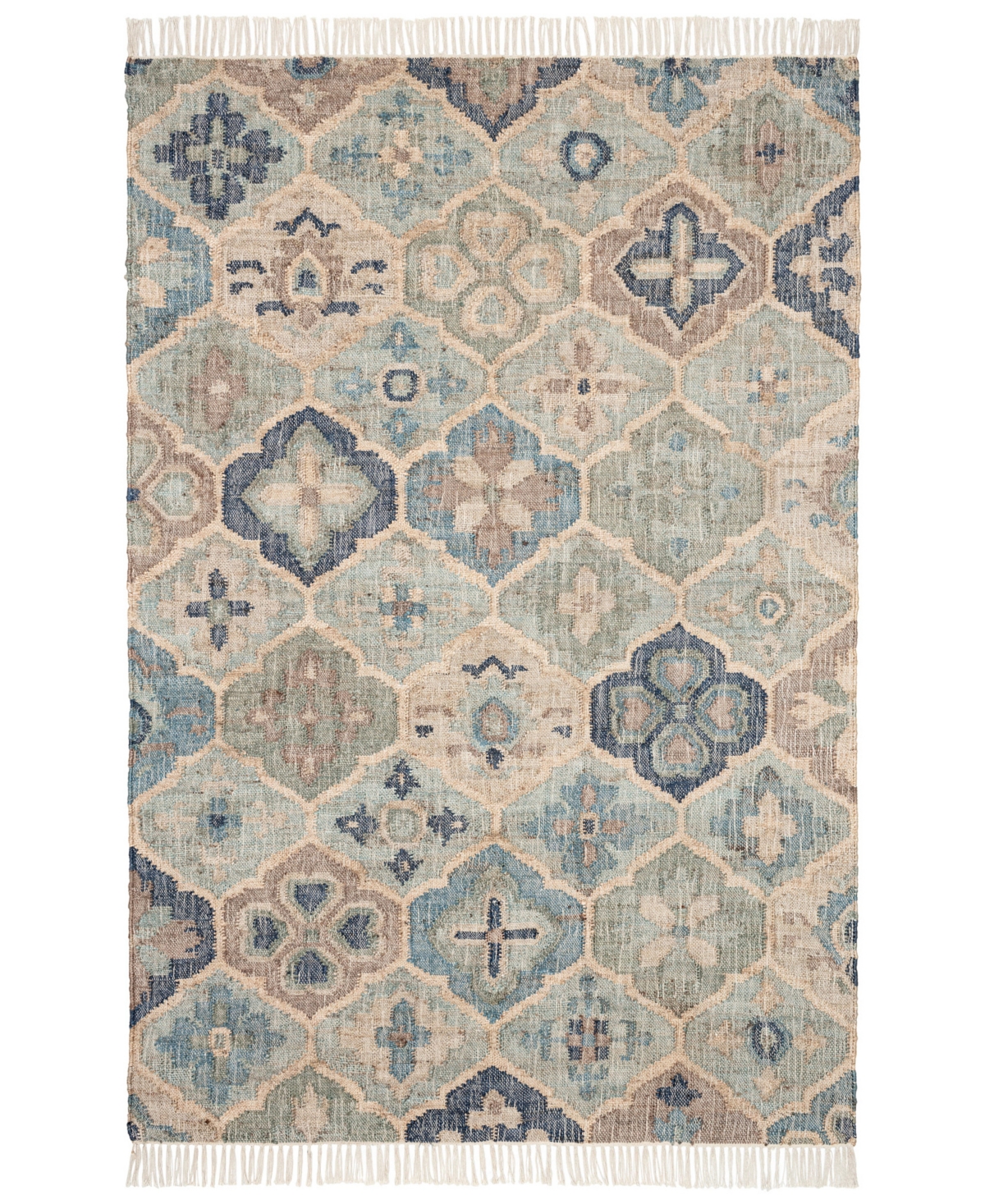 Dash And Albert Rugs By Annie Selke Pali Jute Da1399 9'x12' Area Rug In Blue